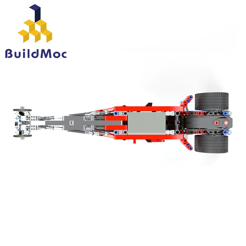 BuildMoc формула сопротивления гоночная модель автомобиля строительные блоки