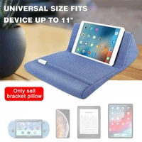 tablet pc stand pillow holder computer cushion linen foldable for ipad macbook cotton lightweight comfortable l3z3