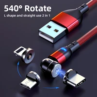 magnetic usb cable fast charging type c cable magnet charger data charge micro usb cable mobile phone cable usb cord charger fo