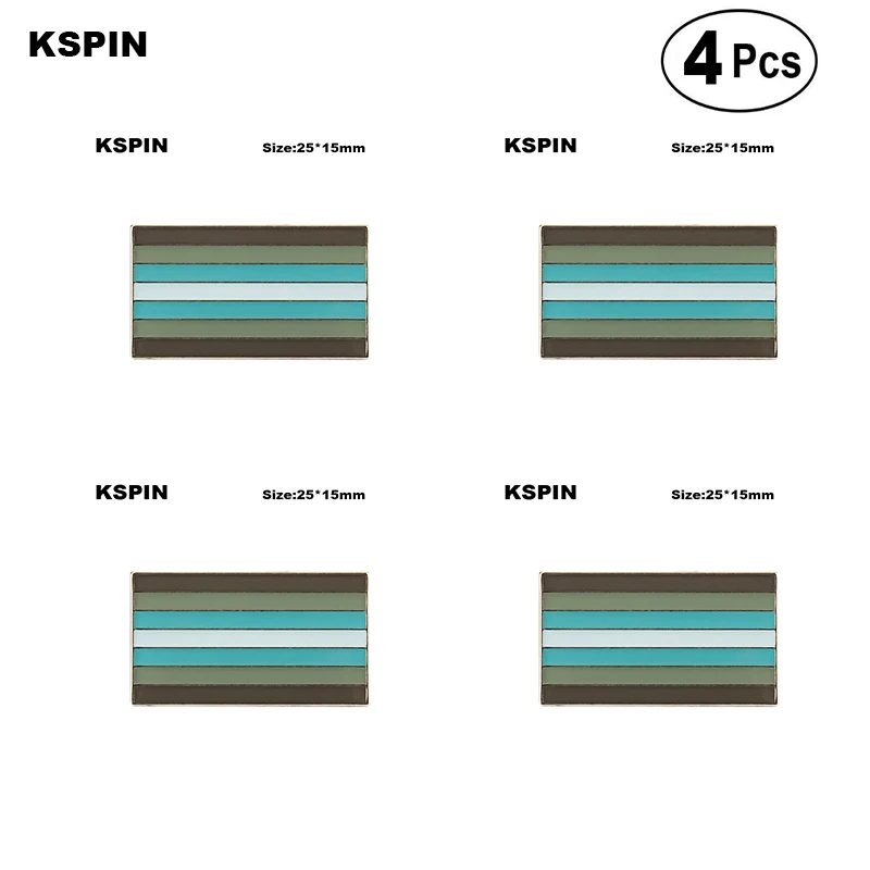 

Canada & Dominican Rep. Friendship Lapel Pin Flag badge Brooch Pins Badges 4Pcs a Lot