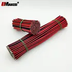Светодиодный электропроводка 22AWG 10-100 см, 2-контактный луженый медный провод UL2468 для перемешивания 5050 5730