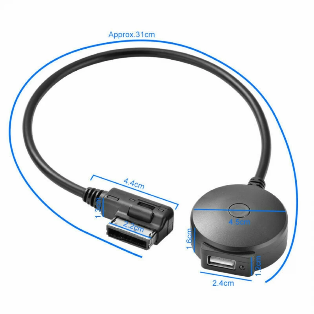 Новый AtoCoto Bluetooth AUX приемник кабель адаптер для VW Audi A4 A5 A6 Q5 Q7 после 2009 аудио медиа