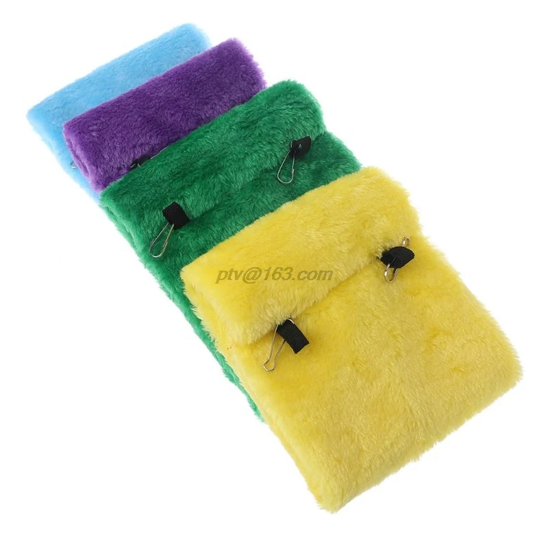 Гамак для попугаев птицы подвесная кровать плюшевый дом зимняя теплая клетка