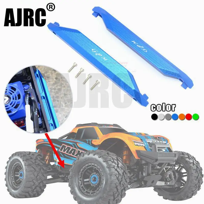 

Trax 1/10 MAXX MONSTER TRUCK-89076-4 Aluminum alloy left / right outer wing guard Foot pedal #8923