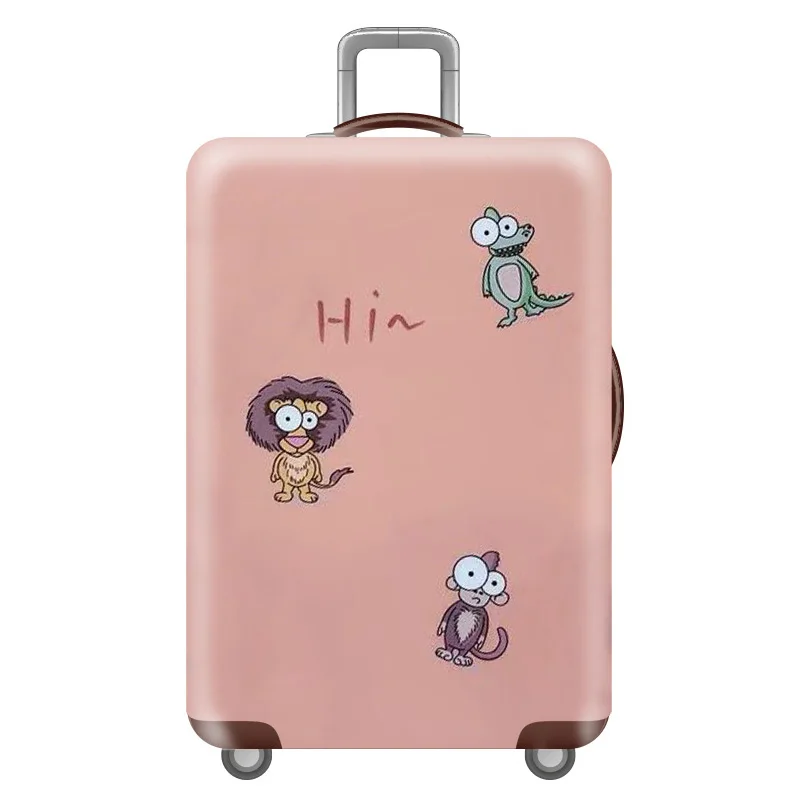 L Luggage cover Эластичный Чехол для багажа, защитный чехол для багажа, Чехол для багажа 18-32 дюймов, чехол для чемодана, пылезащитный чехол, аксессуары для путешествий - Цвет: L Luggage cover