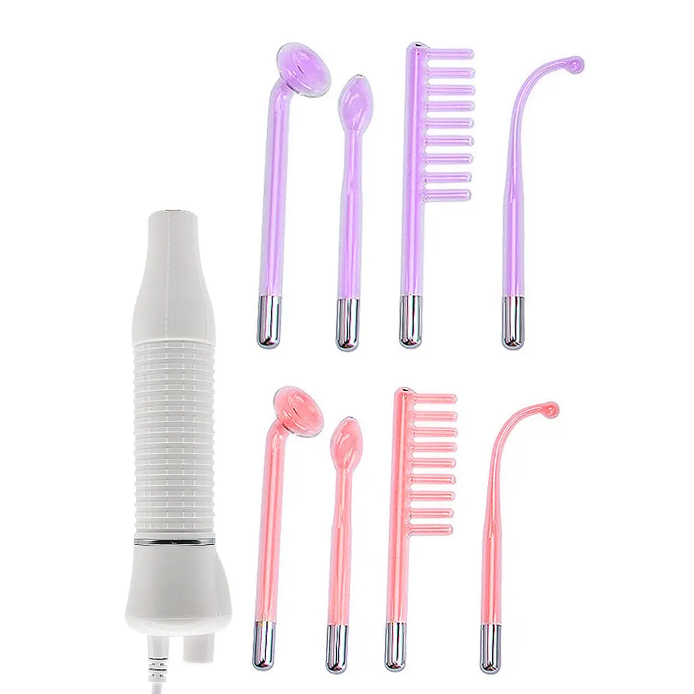 

Facial Care Machine High Frequency Acne Skin Care Massager For Face For Women Beauty Device Spa Electrotherapy Wand Glass Nozzle