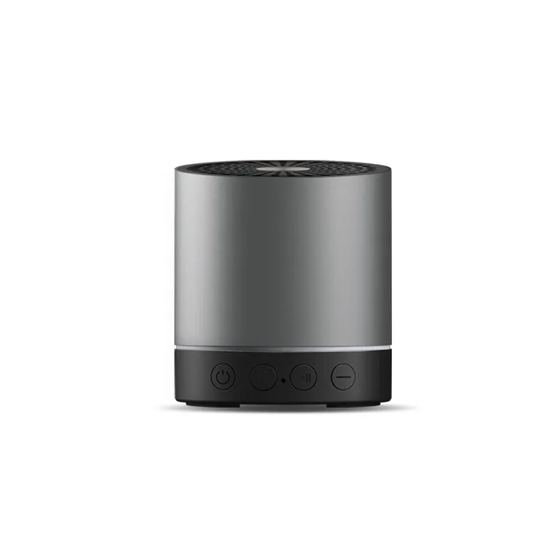 Черный Bluetooth динамик для сотового телефона сабвуфер мини портативный стальной беспроводной колонки с tf-картой музыкальный центр Caixa De Som Altavoces F4036 - Цвет: Черный