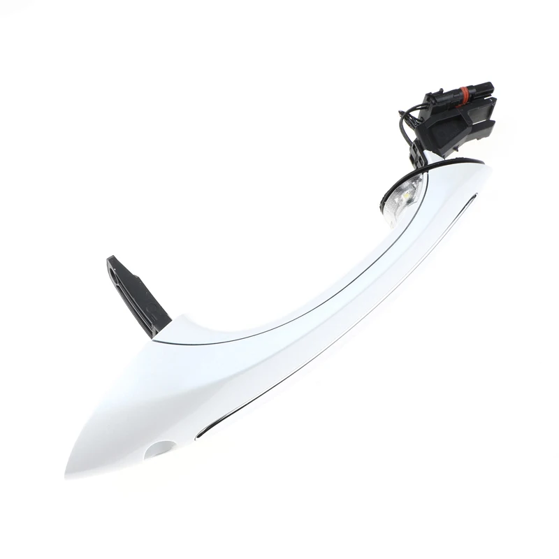 Перламутрово-Белый Цвет Передняя и задняя Удобная дверная ручка для BMW 5 серии F11