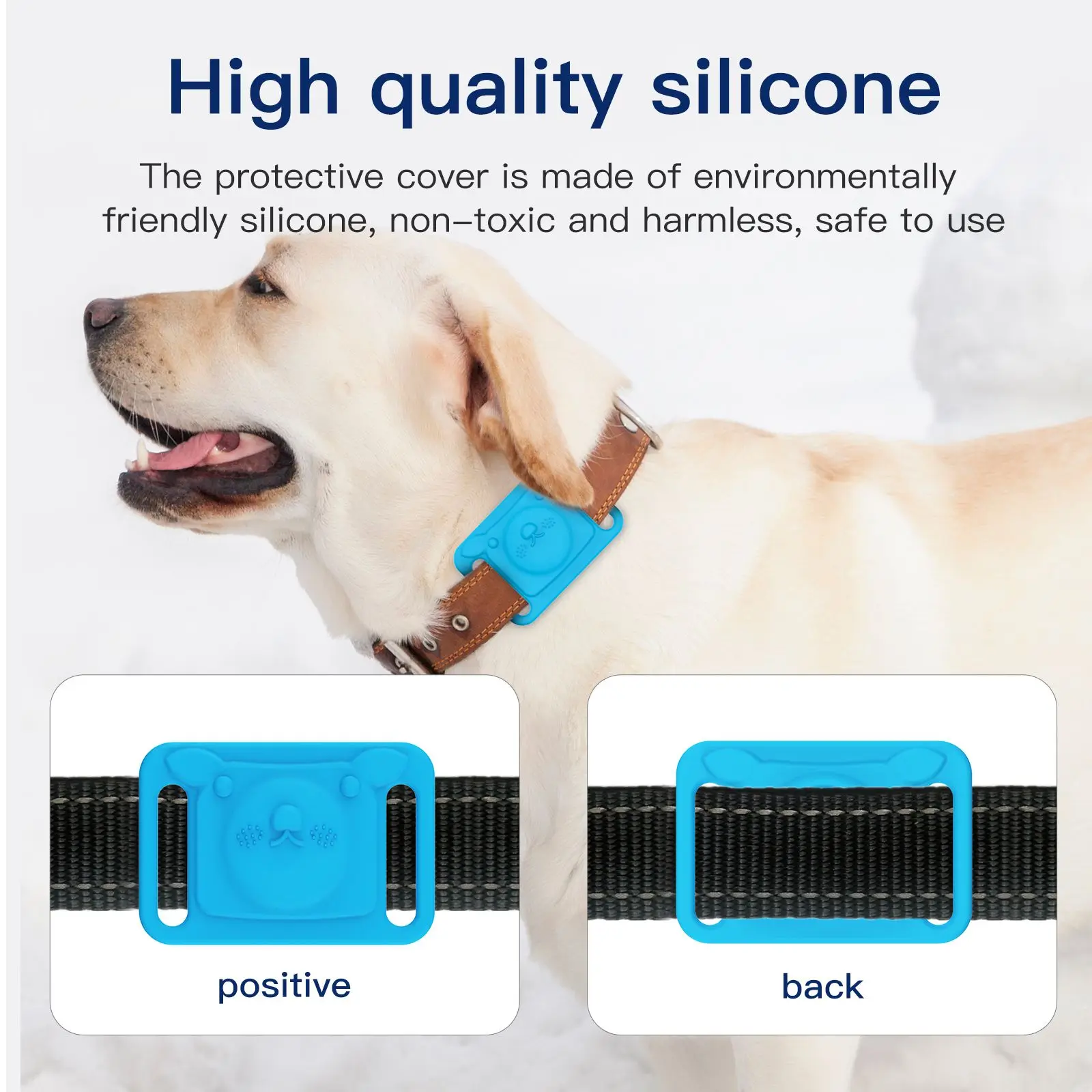 Силиконовый защитный чехол для домашних животных Apple airtag GPS Finder Anti-lost Device ошейник