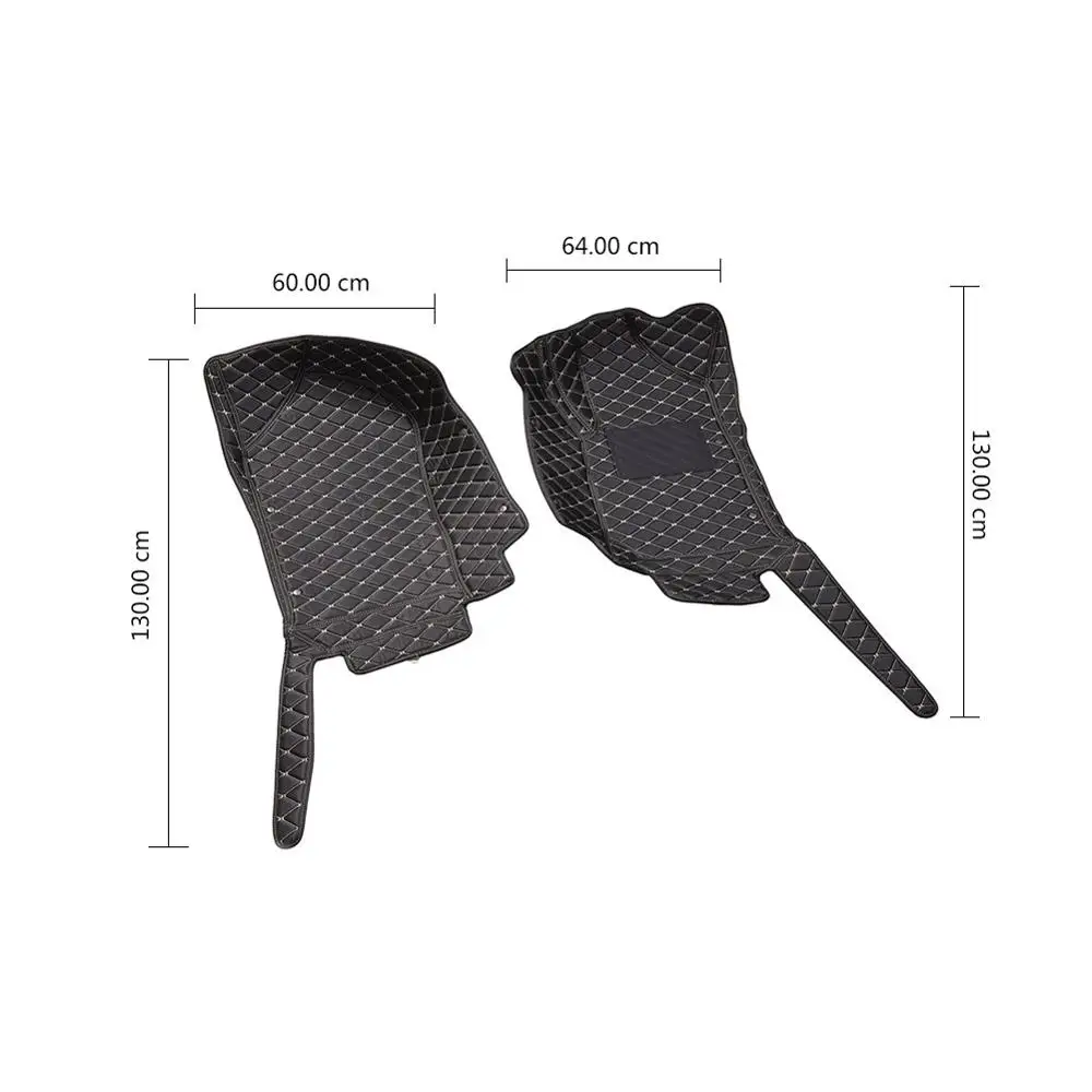 3 шт. правой вождения Surround автомобильные коврики из искусственной кожи ковер для