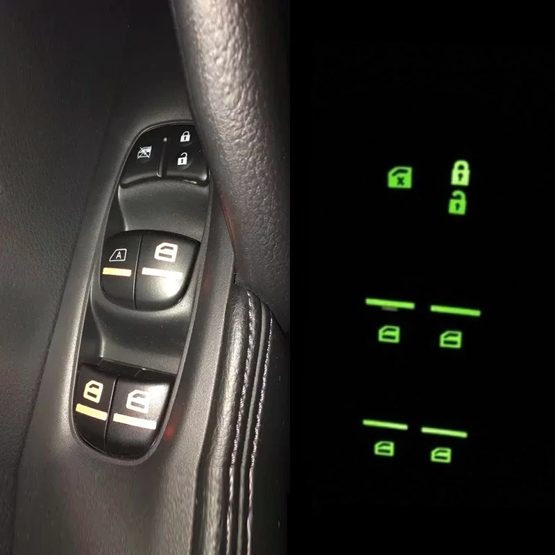 Кнопка оконного выключателя Серебристая Наклейка Крышка для Mitsubishi ASX Lancer Pajero Outlander для Honda Civic CRV Jazz Highlander