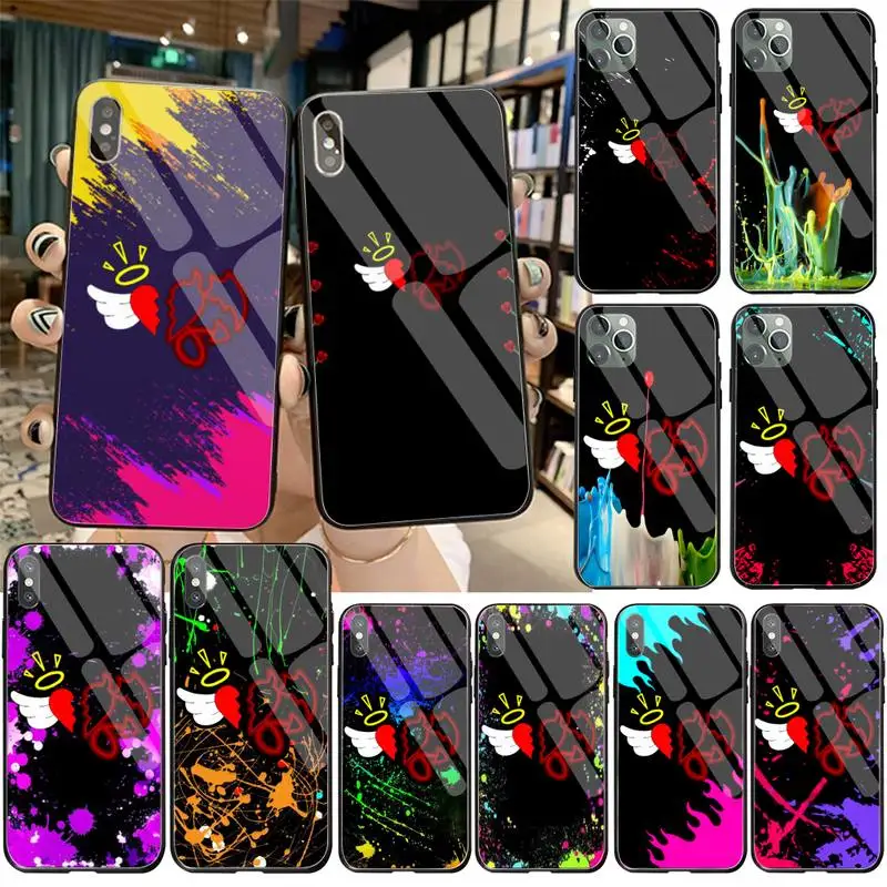 

YJZFDYRM Payton Moormeier Good and Evil Soft Phone Case Tempered Glass For iPhone 11 Pro XR XS MAX 8 X 7 6S 6 Plus SE 2020 case