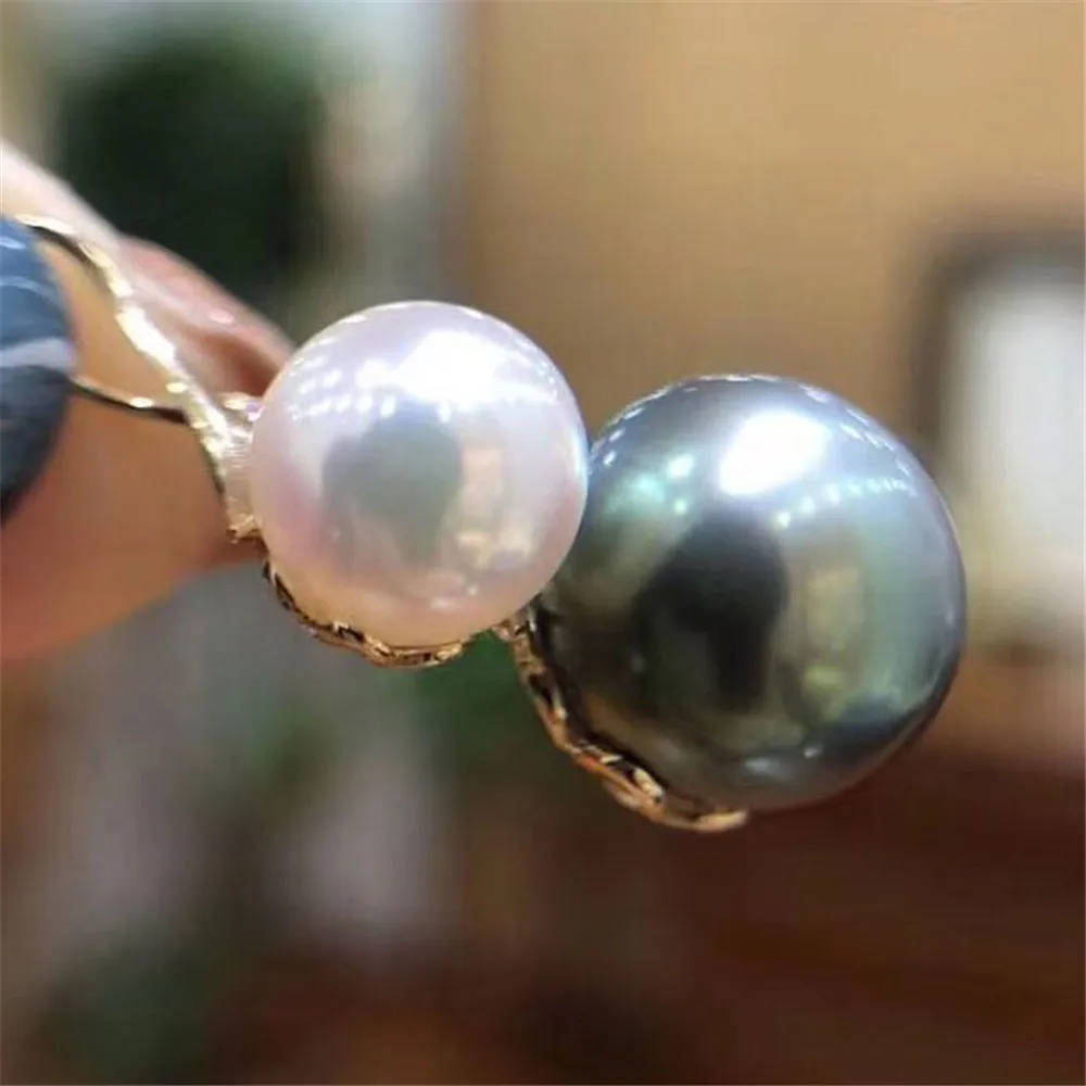 

925 Silver Half Hole Eye Pins Beads End Caps Top Drilled Pendant Bails Connector For DIY Jewelry Accessories No Pearl No Chain