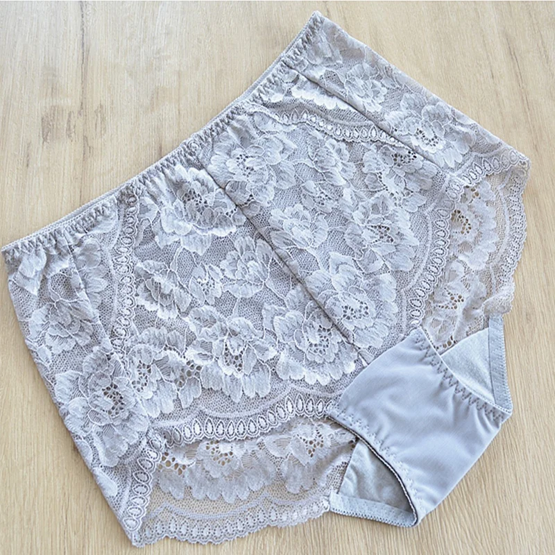 Женские трусики FL с высокой талией Роскошные вышивкой на ягодицах бесшовное