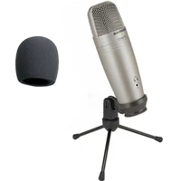 samson c01u pro usb studio condenser microphone with real time monitoring large diaphragm condenser microphone for broadcasting