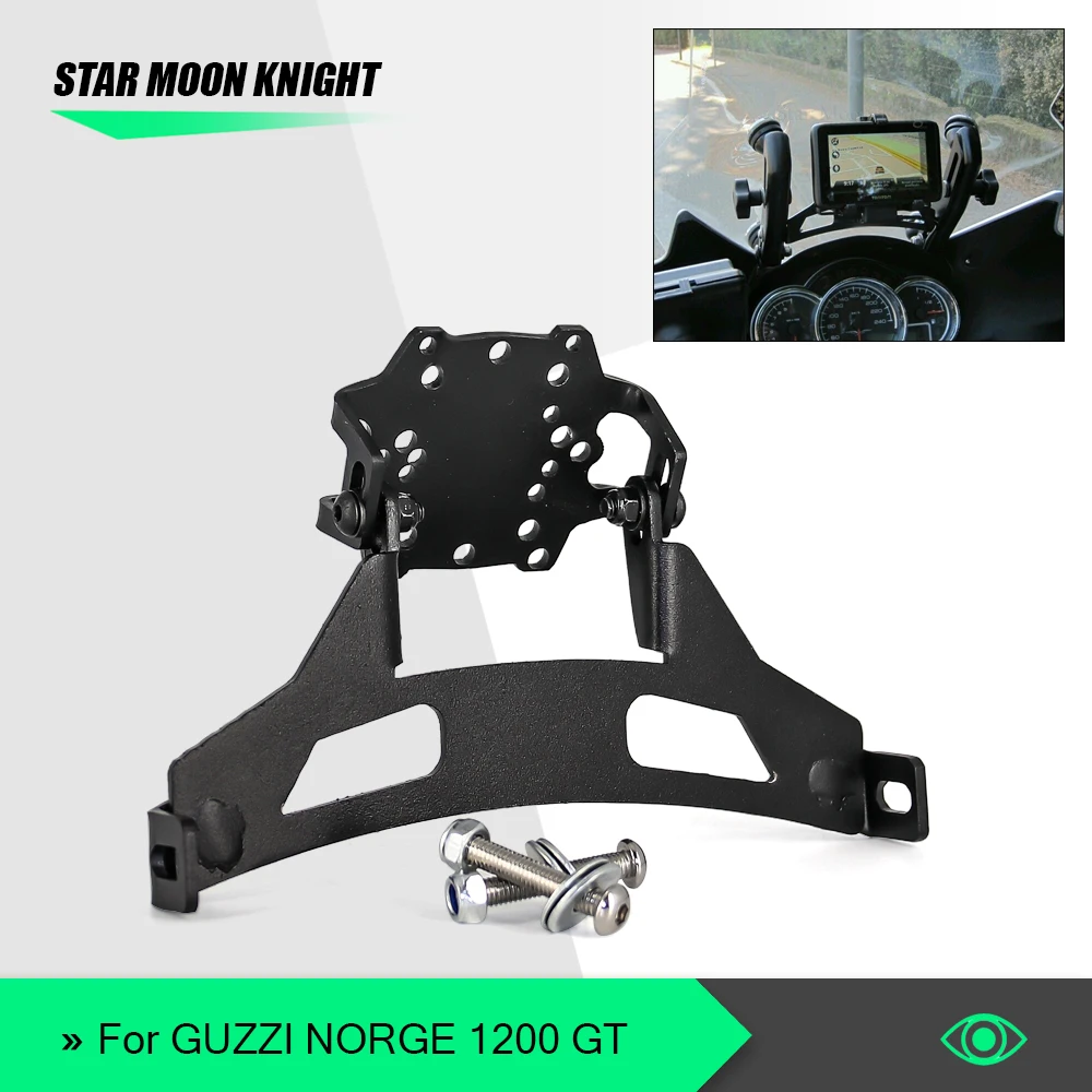 

Motorcycle Accessories GPS navigation bracket Supporter Holder for GUZZI NORGE 1200 GT NORGE1200 GT GPS smart phone support