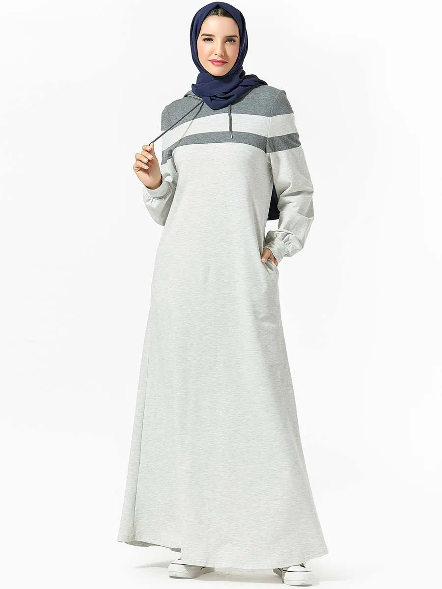 Спортивные работа Исламской Костюмы Турция Повседневное бег длинное платье