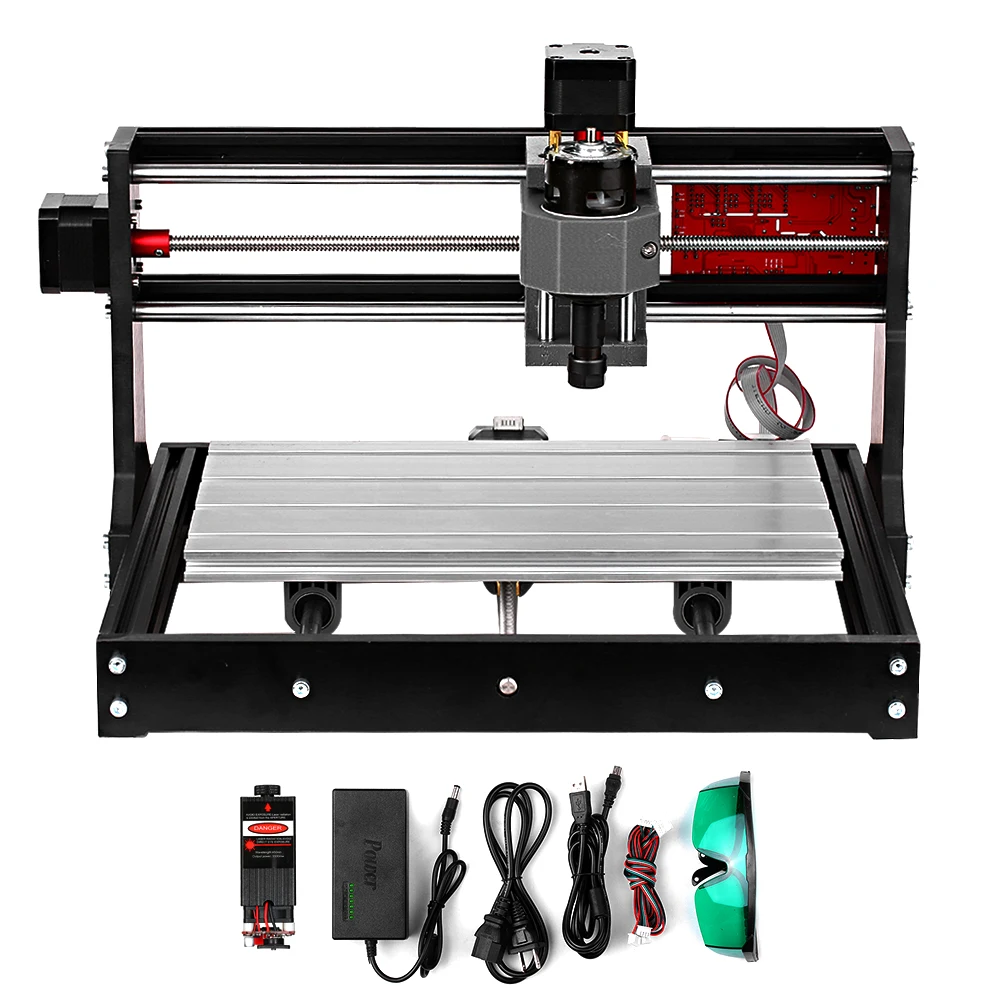 Upgrade Version Mini CNC 3018 PRO Laser Engraver Wood Router Machine GRBL ER11 Hobby DIY Engraving | Инструменты