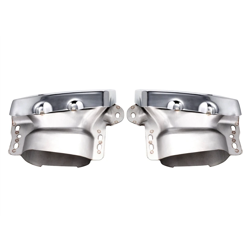 2 шт. автомобильный глушитель выхлопной трубы с одним отверстием для Mercedes Benz W221 W164