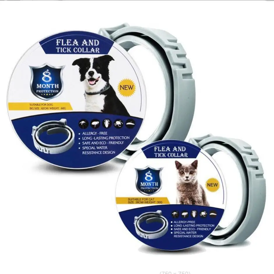 

Flea And Tick Collar For Dogs Cats Up To 8 Month Flea Tick Dog Collar Anti-mosquito and insect repellent Pet collars H0633