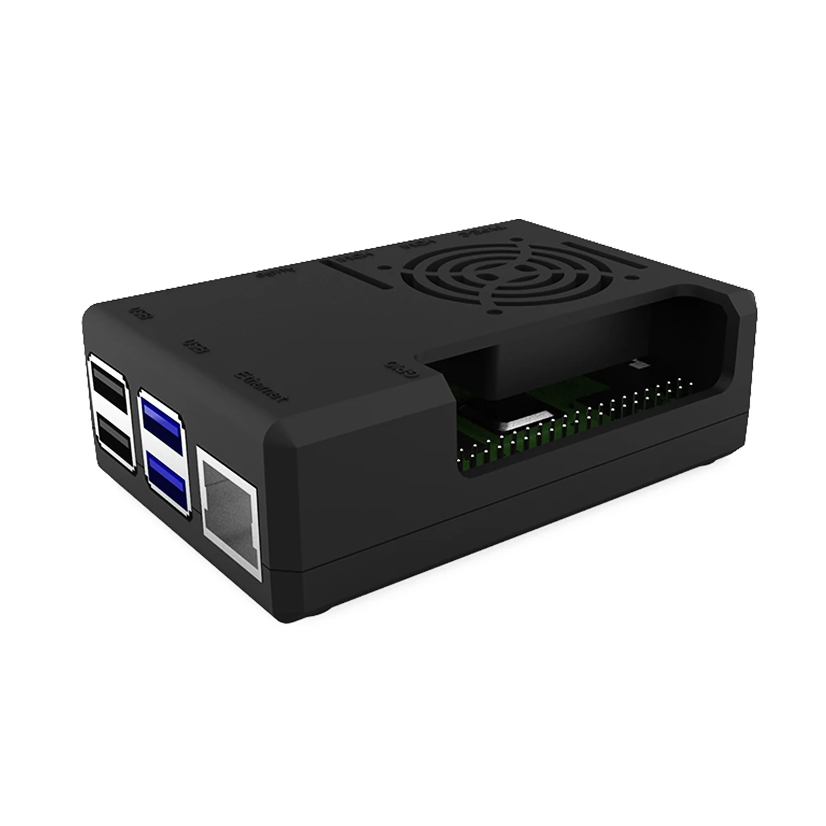 Raspberry Pi 4 B Pi 3 B+ чехол 4 Цвета ABS Защитный корпус съемный чехол вентилятор охлаждения для Raspberry Pi 3 B+/3/2/B