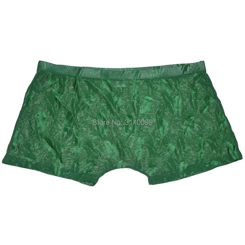 ЖАККАРДОВЫЕ мужские Прозрачные Боксеры свободное дышащее неограниченное нижнее