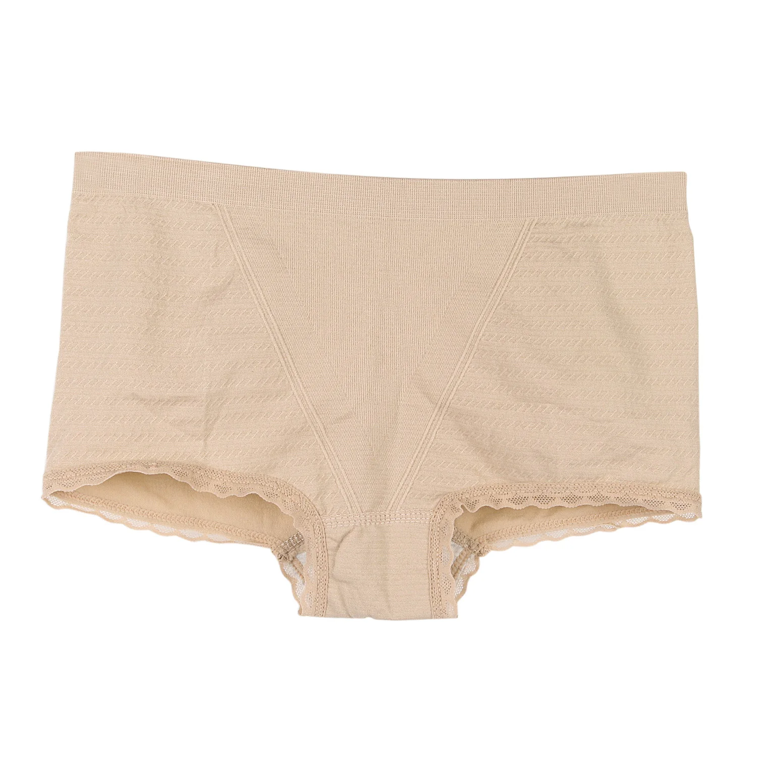 Lace Nude Новые 3D соты высокой талией женское нижнее белье сексуальные трусики из хлопка с кружевами бесшовное корректирующее белье трусы для женщин Seluar Dalam - Цвет: Lace Nude