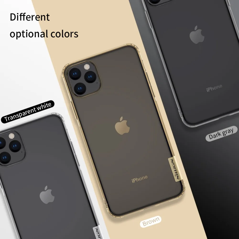 Для iPhone 11 Pro XS Max чехол Nillkin TPU Ультратонкий чехол для телефона для iPhone 11 Pro XS Max XR X 6 6S 7 8 Plus 5S SE силиконовый чехол