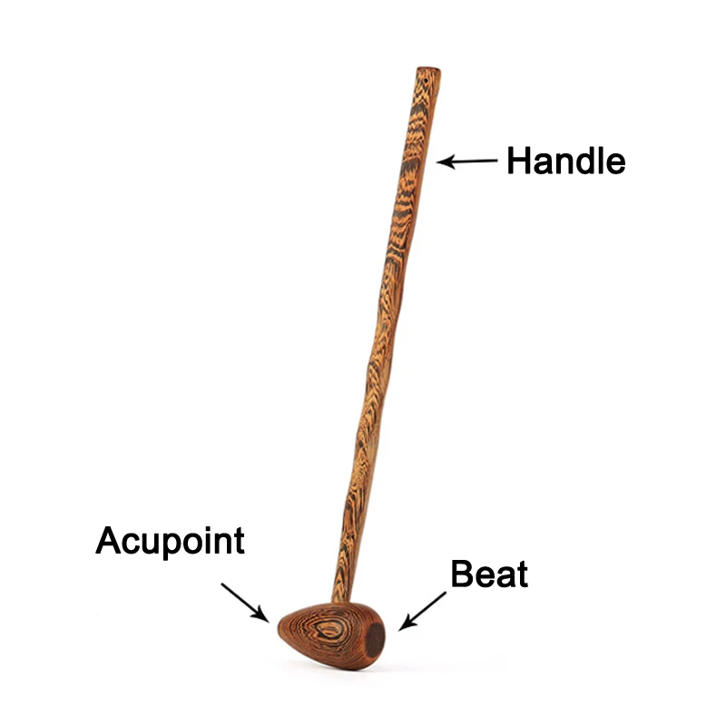 Высококачественный рефлексотерапевтический инструмент деревянный массажер для