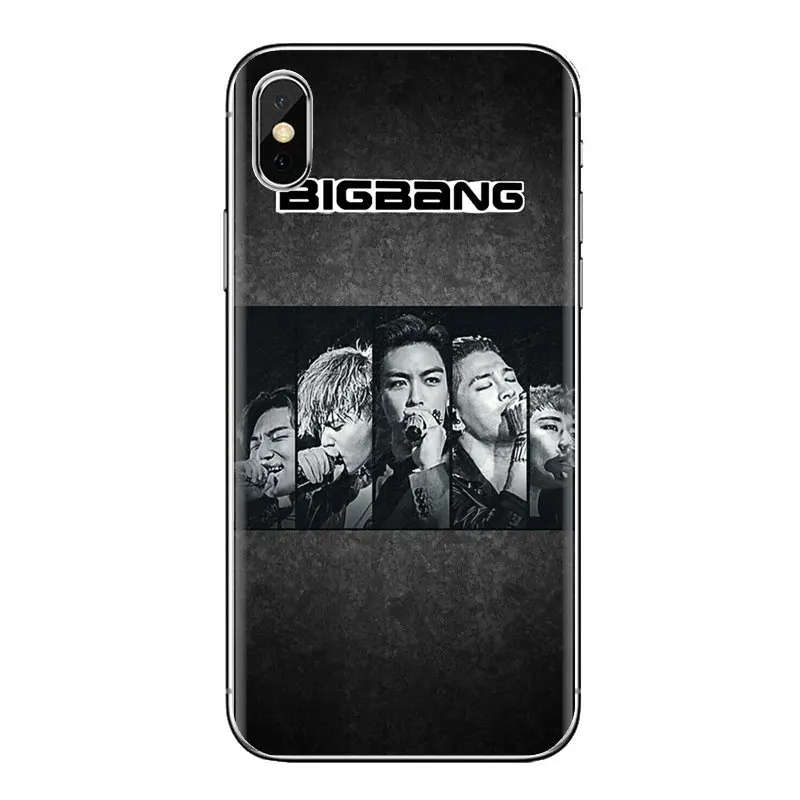 For Samsung Galaxy J1 J2 J3 J4 J5 J6 J7 J8 Plus 2018 Prime 2015 2016 2017 kpop Bigbang Transparent Soft Shell Covers |