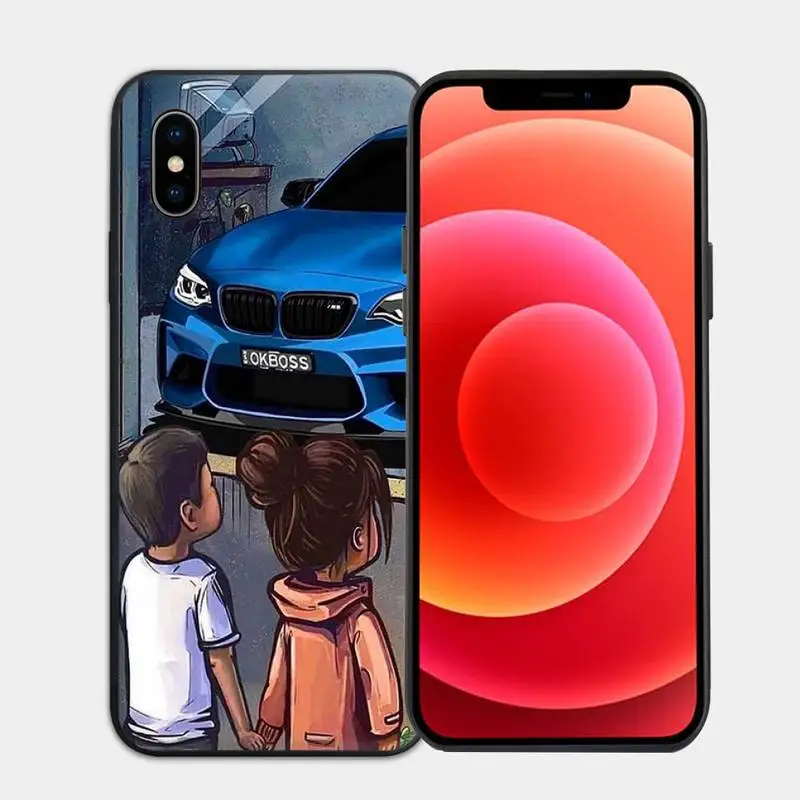 

Boy See Sports Car Jdm Drift Phone Case for iphone 6s 7 8 plus xr xs 11 12pro max mini case