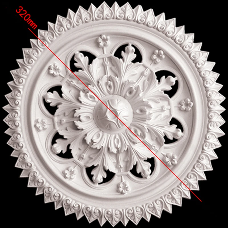 Декоративный потолочный светильник в стиле барокко роза декоративная панель из