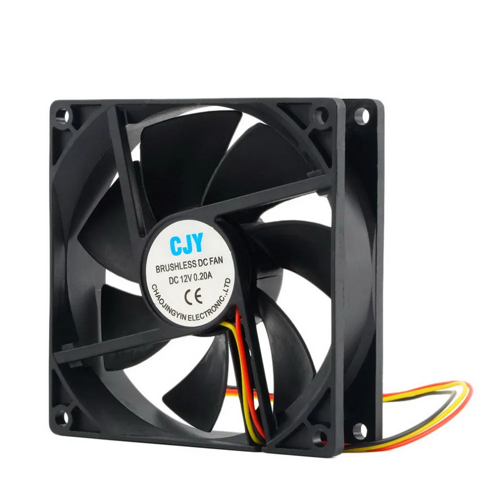 12 В 3Pin Вентилятор Кулер 9 см 90x25 мм 90 65 CFM DC PC охлаждения процессора радиаторы