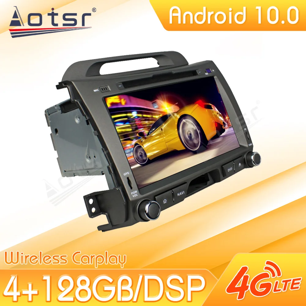Android Samochodowy multimedialny odtwarzacz stereo dla KIA SPORTAGE 2010-2012 Magnetofon radiowy Video Auto GPS Navi Jednostka główna bez 2Din 2