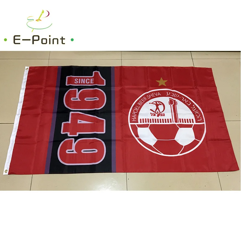 

Israel Hapoel Beer-Sheva FC 3ft*5ft (90*150cm) Size Christmas Decorations for Home Flag Banner Type D Gifts