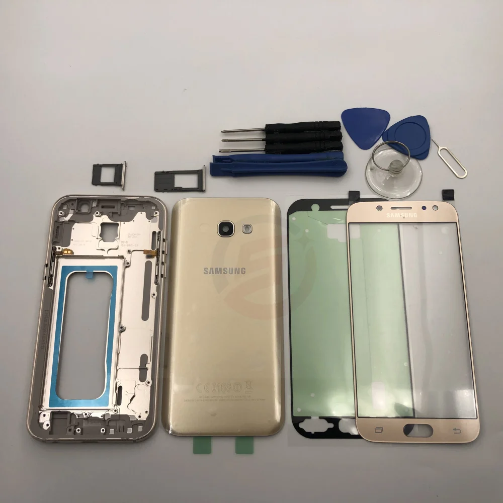 Чехол с полным корпусом задняя крышка A3 A320 передний экран стеклянный объектив