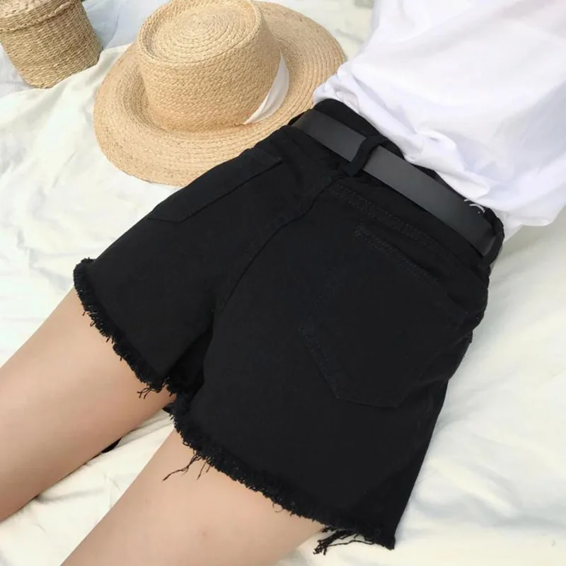 Женские летние дышащие шорты универсальные Свободные Студенческие в Корейском