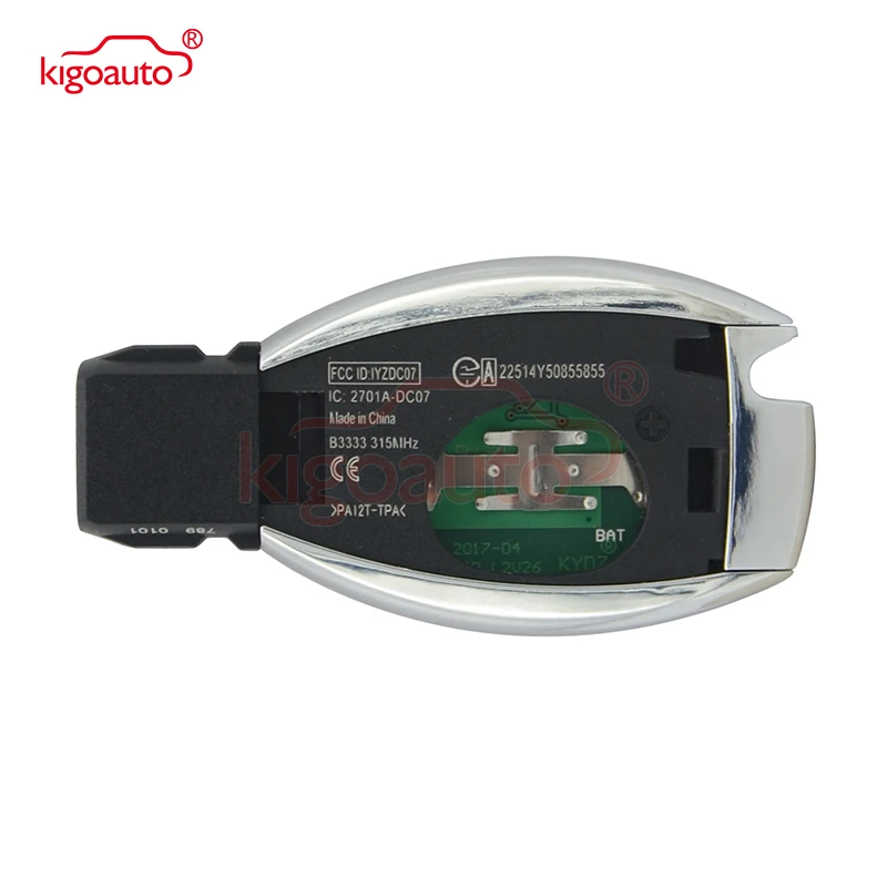 Kigoauto YZDC11 IYZDC07 IYDC10 смарт-ключ 3B + паника 315 МГц 434 NEC и BGA для Mercedes benz E350 C350 ML350 SLK350 GLK350
