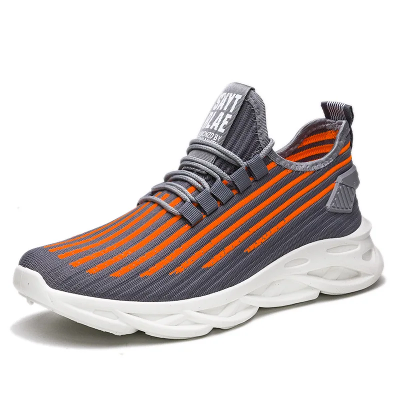 

2020 Fashion Men Sneakers Mesh Casual Shoes Lac-up Men Shoes Lightweight Vulcanize Shoes Walking Sneakers Zapatillas Hombre JG3