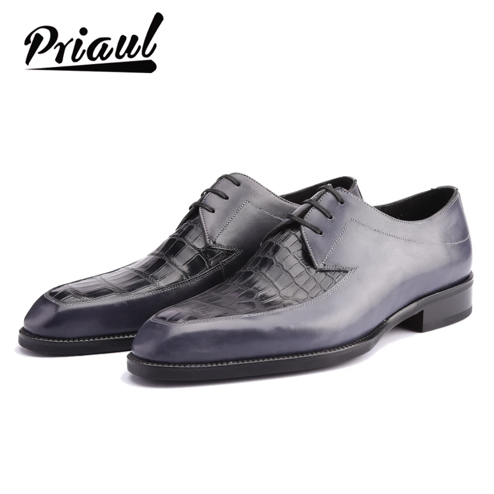 Мужские кожаные туфли из натуральной кожи роскошные брендовые деловые вечерние