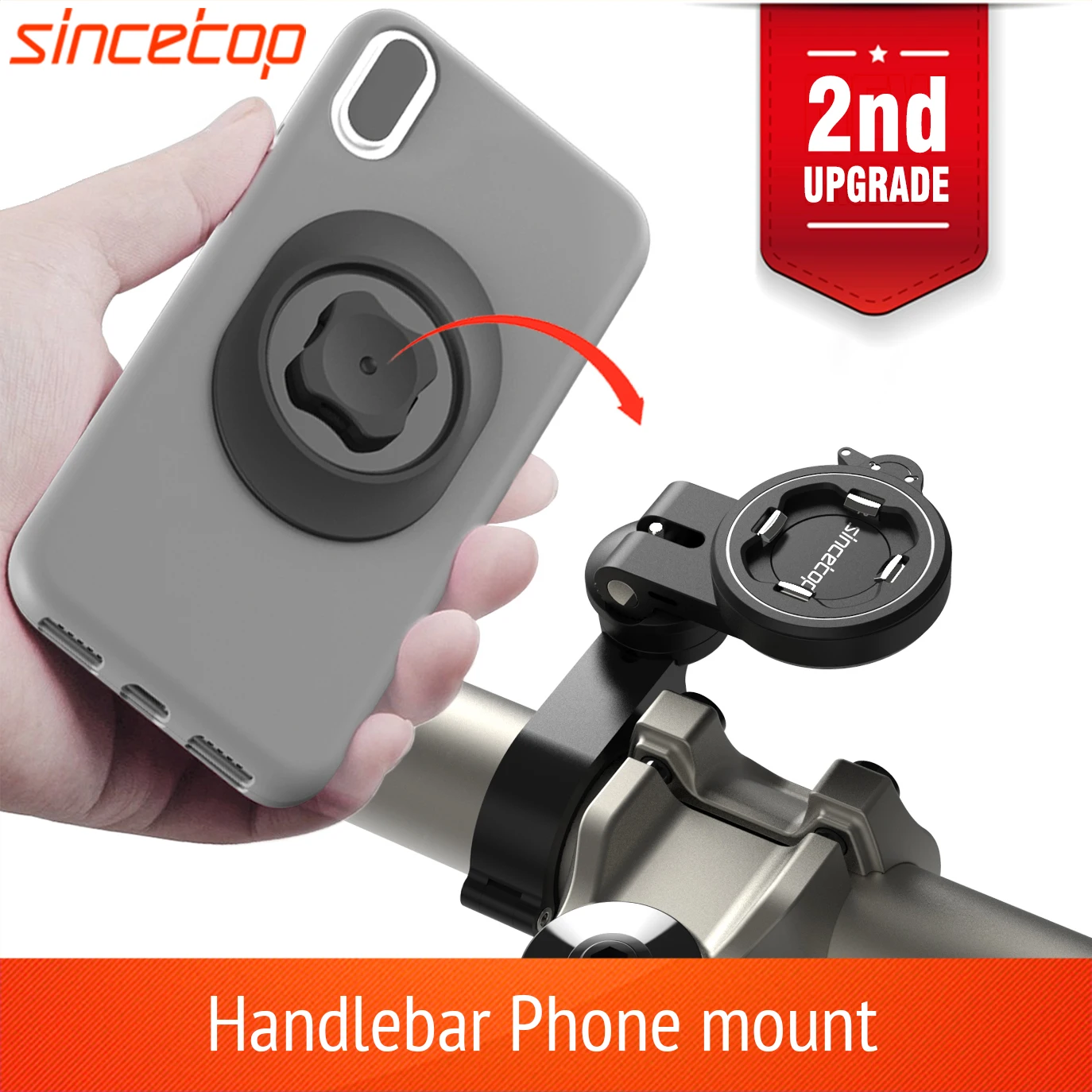universal motorcycle bike phone holder mountain bike moto aluminum quick release mount bicycle stand handlebar bracket 2nd gen free global shipping