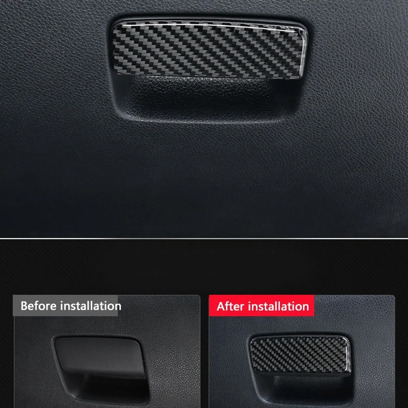 

for Mercedes-Benz CLA GLA A-Class Carbon Fiber Glove Box Handle Stickers