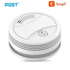 PGST PA443 WiFi детектор дыма Tuya Smart Life пожарная система дымовой сигнализации для дома противопожарная система