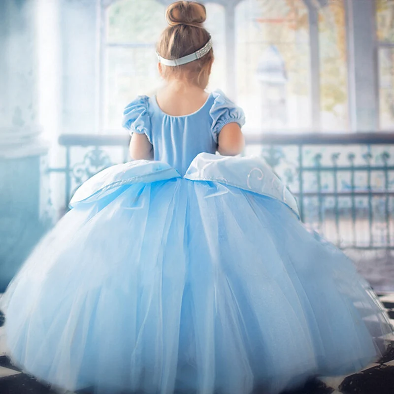 Fancy Cosplay Long Sleeve Princess Dress Kids Dresses for Girls Halloween Role Play Prom Gown Costume | Детская одежда и обувь