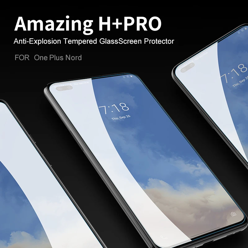 

Стеклянная пленка NILLKIN Amazing H + Pro 2.5D для защиты экрана от взрыва для Oneplus Nord