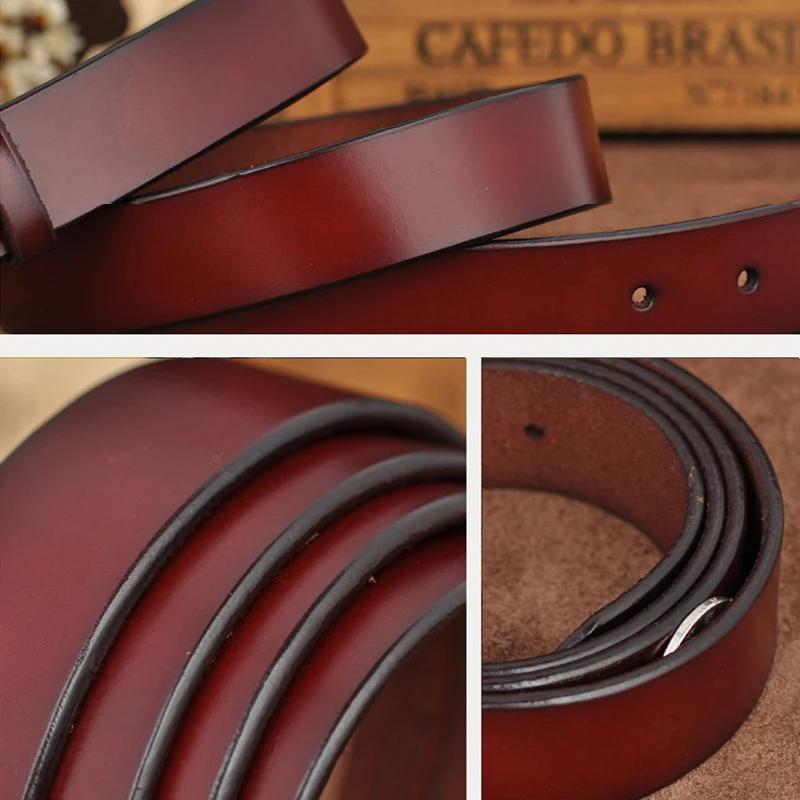 

Luxury genuine leather belt female jeans hot sale all-match thin belt women's cowhide casual pants belt