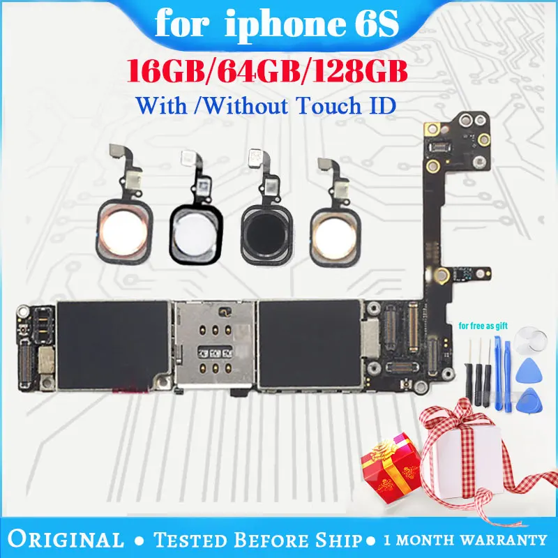 Материнская плата для iphone 6 S с/без Touch ID оригинальная разблокированная основная с