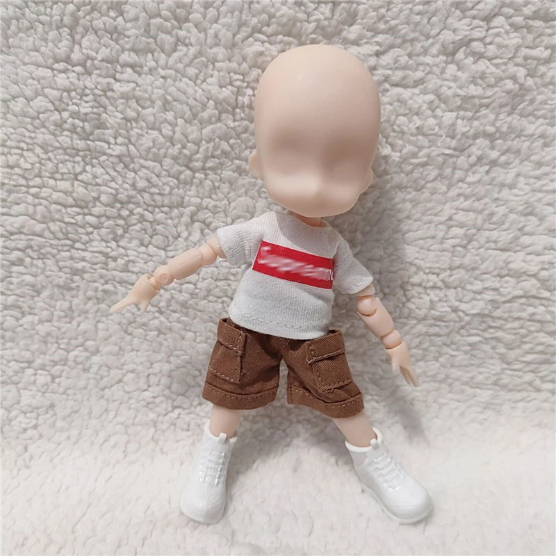 OB11 детская одежда шорты bjd Кукла Одежда Футболка для ob11 obitsu 11 Молли 1/12 BJD брюки