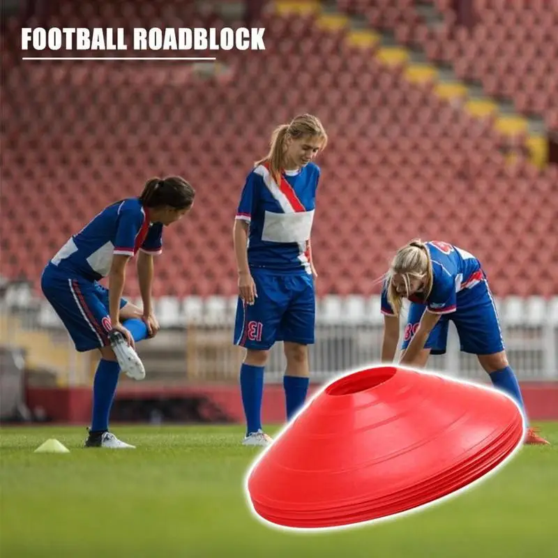 

5 Pcs Football Training Logo Plate Outdoor Sports Football Roller Cone Training Basketball Tapered Auxiliary Supplies B7O2