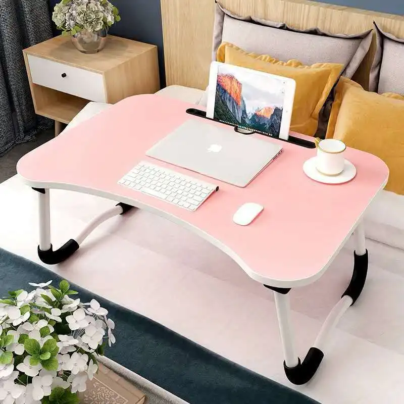 

Bed Small Table Foldable Laptop Lazy To Do Table Student Bedroom Study Desk Dormitory Artifact WF